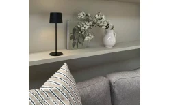 Karl Uppladdningsbar Bordslampa 37cm LED 3000K 2W Svart IP44