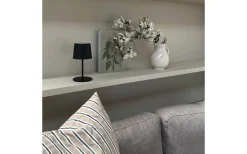 Karl Uppladdningsbar Bordslampa 37cm LED 3000K 2W Svart IP44