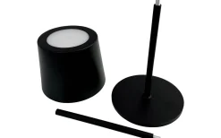 Karl Uppladdningsbar Bordslampa 37cm LED 3000K 2W Svart IP44