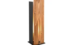 Karuni Bordslampa E27 matt svart/trä