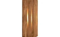 Karuni Vägglampa E14 matt svart/trä