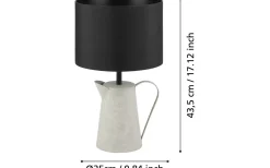 Kensal Bordslampa 44cm Grå