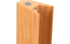 Kerala Golvlampa LED matt svart/trä