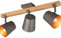 Klock Spotlight 3-delad E14 antik stål