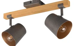 Klock Spotlight 2-delad E14 antik stål