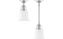 Klockskärm 60/130 - Vitt överfångsglas