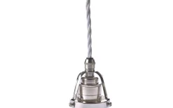 Kloupphäng U16 Vit kabel, Nickel