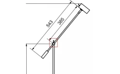 Komplett Vridled Krom till Cato Golvlampa/Bordslampa