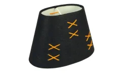 Kors Lampskärm Oval 22cm Svart/Orange