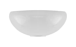 Kronskål 180 - Vitt överfångsglas