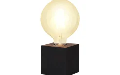 Kub Bordslampa 10cm Svart