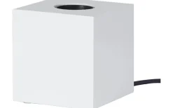 Kub Bordslampa E27 9cm Vit
