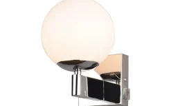 Kula H2O Vägglampa 1-del E14 krom IP44