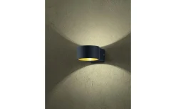 Lacapo Vägglampa LED svart/guld