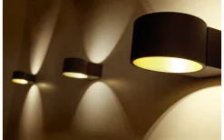 Lacapo Vägglampa LED svart/guld