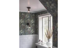 Lambda Vägglampa 18cm Svart/Mässing Klar