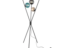 Lance Golvlampa 3xE14 svart