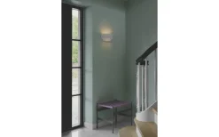 Lancio Oblong Vägglampa Gips Vit