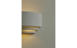 Lancio Oblong Vägglampa Gips Vit