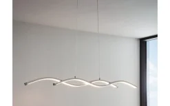 Lasana 2 Taklampa 120cm LED 3000K 2x14W Krom