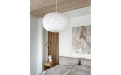 Lattice Taklampa 50cm Vit