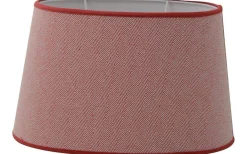 Lauren Oval Lampskärm 30cm Röd