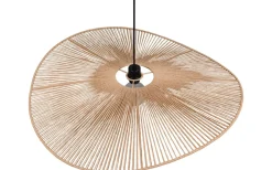 Laurine Taklampa 78cm E27 brun/pappersgarn