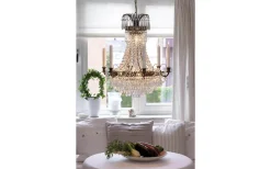 Läckö Kristallkrona Antik 54cm 7xE14