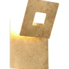 Leano Vägglampa LED fyrkantig guld