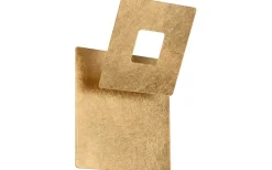 Leano Vägglampa LED fyrkantig guld