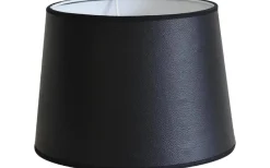 Leather Lampskärm Ø24cm Svart