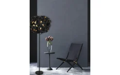 Leavy Golvlampa 3xE14 mattsvart