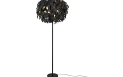 Leavy Golvlampa 3xE14 mattsvart