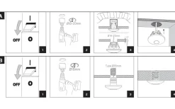LED-Spot för Slang 16mm, 2700K 90lm 1,2W 350mA Vit