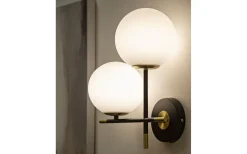 Leo Vägglampa 35cm Svart