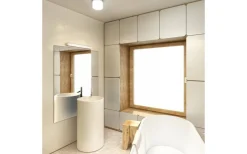 Levia Vägglampa Borstad Aluminium 60cm LED 12W IP44 3000K