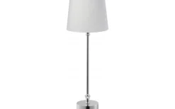 Liam Bordslampa 56cm Krom/Vit