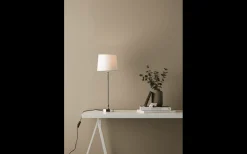 Liam Bordslampa 56cm Krom/Vit