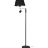 Libra 2L Golvlampa 155cm Svart/Mässing