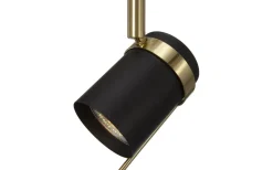 Libra 2L Golvlampa 155cm Svart/Mässing