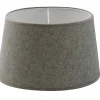 Linda Oval Lampskärm 20cm Grå
