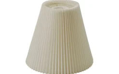 Linda Plisserad Lampskärm Ø21cm Vit