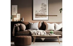 Linea Taklampa 100cm LED 22W 3000K Brun/Svart