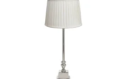 Linné Bordslampa 66cm Krom/Offwhite