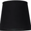 Linne Lampskärm Ø20cm Svart
