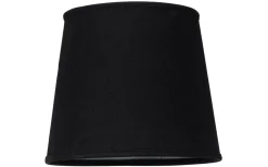 Linne Lampskärm Ø20cm Svart