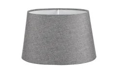 Linne Lampskärm Oval 28cm Grå