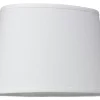 Linne Lampskärm Oval 25cm Vit