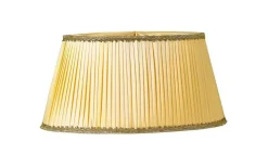 Linnea Oval Lampskärm med 10mm Rörfäste 50cm Gul