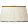 Linnea Oval Lampskärm med 10mm Rörfäste 50cm Beige